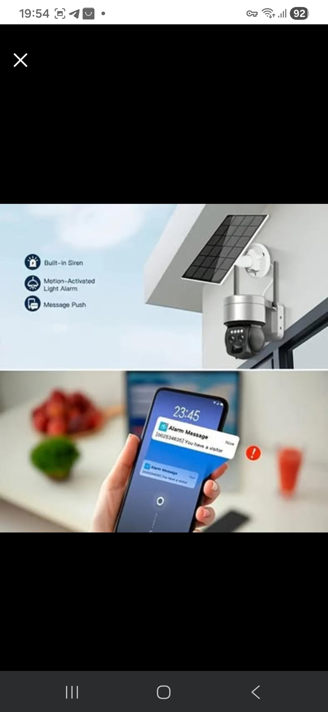 WI-FI KAMERA Z PANELEM SŁONECZNYM.